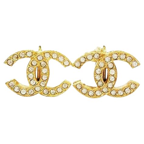 chanel gold earings|second hand chanel earrings.